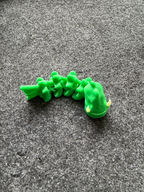 3D Printed Articulated Sabre Fish – Flexible Fidget Figures image 0