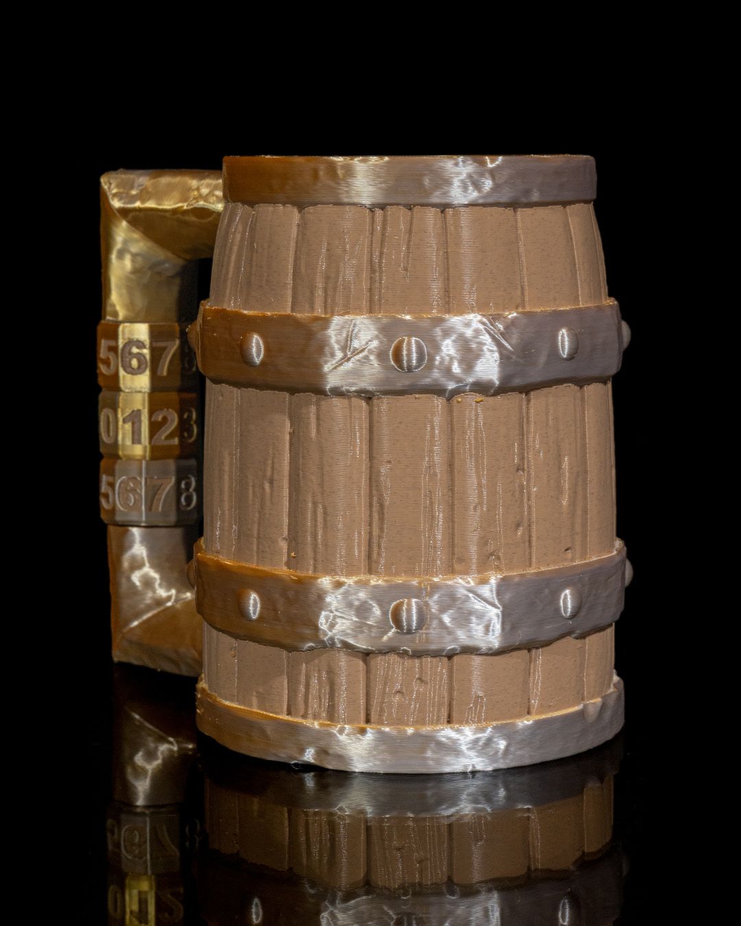 3D Printed Keg Of Beer, Pen Can Holder image 5