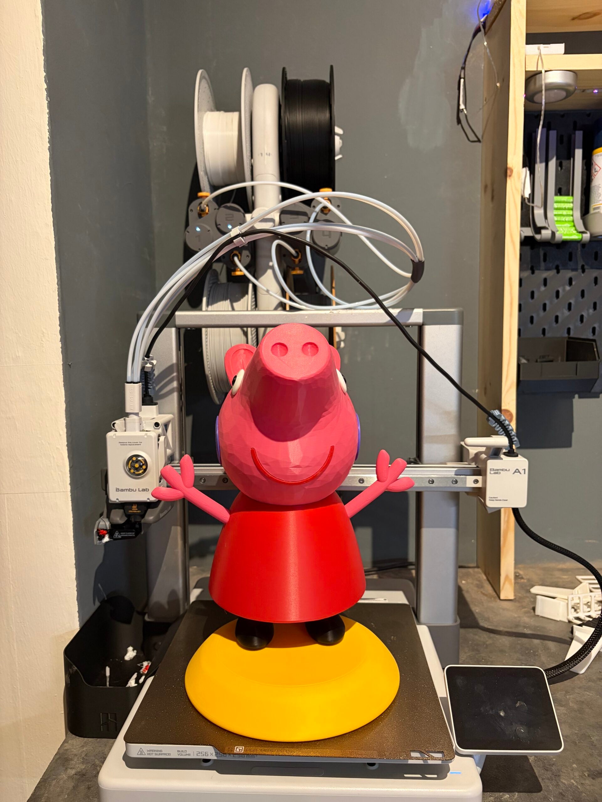 3D Printed HUGE 13 Inch Peppa Pig image 1
