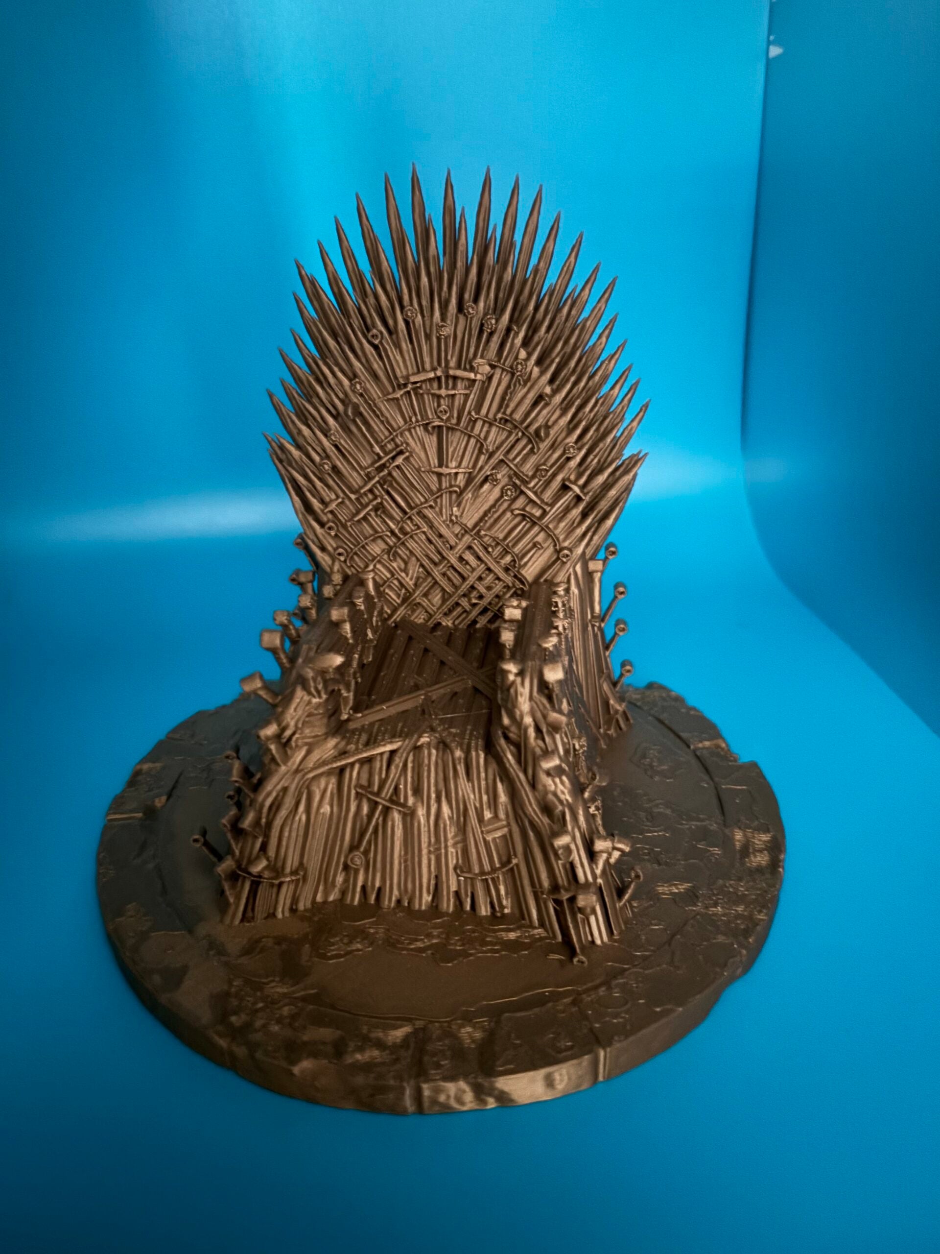 3D Printed Statue - Game Of Thrones - The Iron Throne image 0