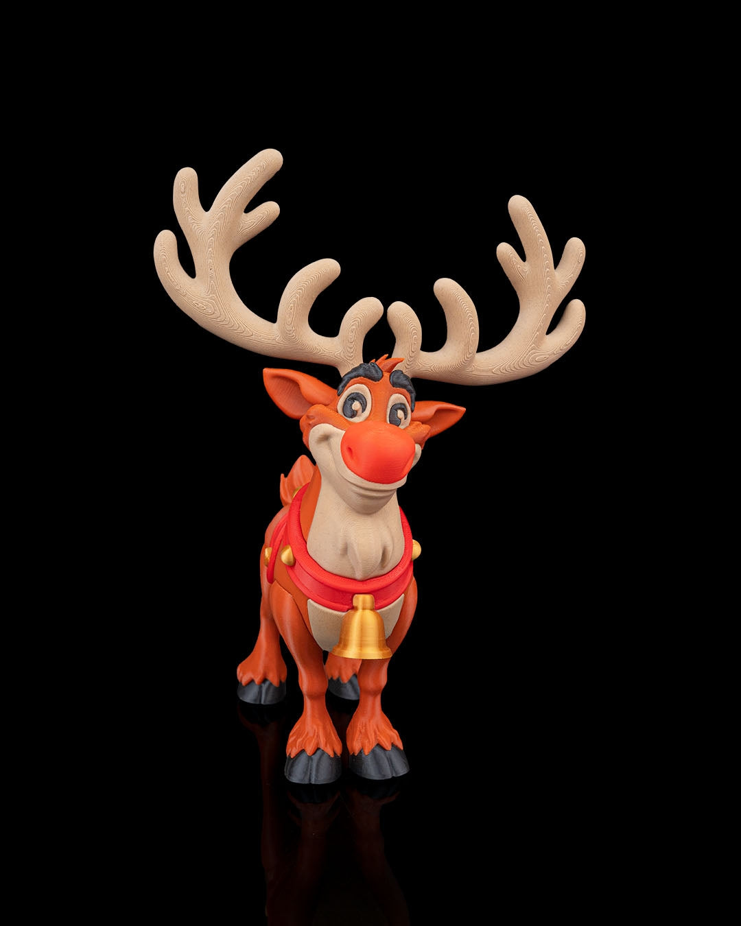 3D Printed Christmas Rudolph, the Sleigh Guardian image 8