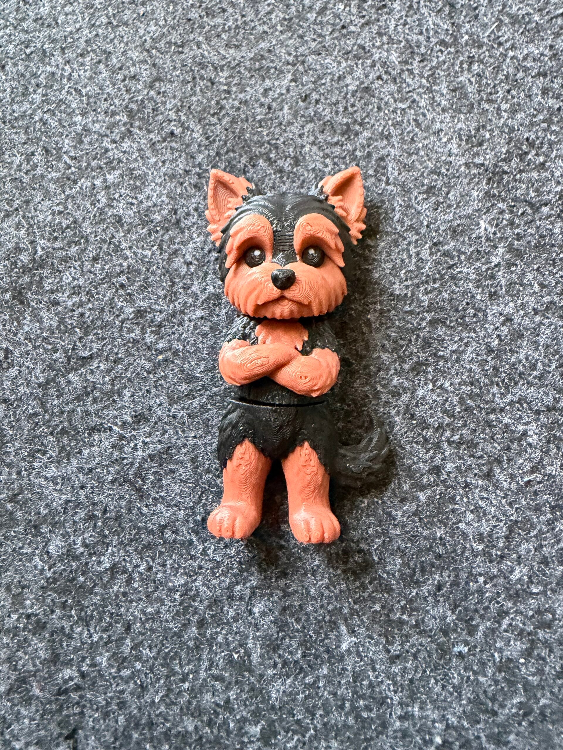 3D Printed Fidget Toy - Articulated Flexi Dog image 0