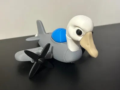 3D Printed Italian Brainrot Action Figure Model -Bombardini gusini image 0