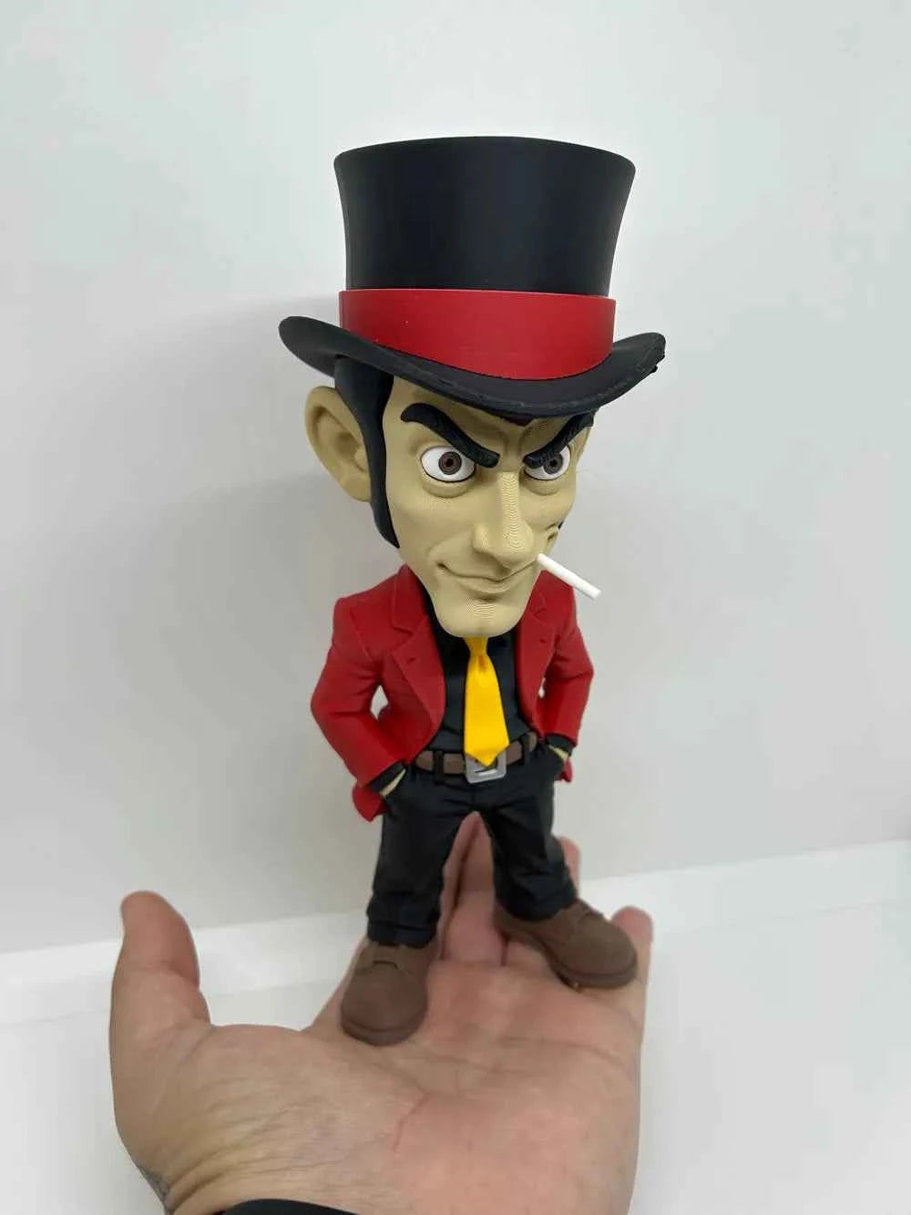 3D Printed Toy Action Figure Model - Arsenio Lupin
