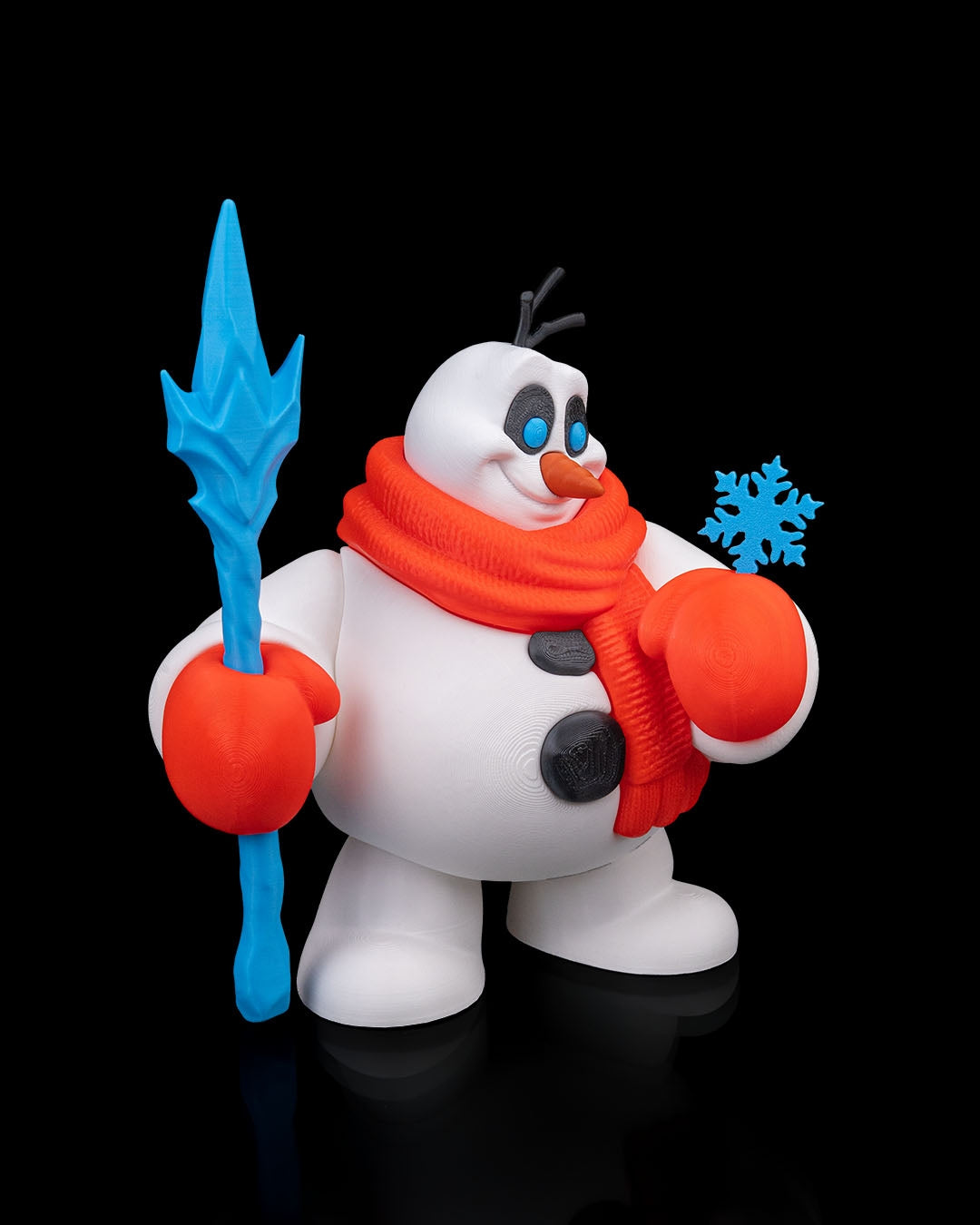 3D Printed Christmas Snow Sentinel Snowman image 1
