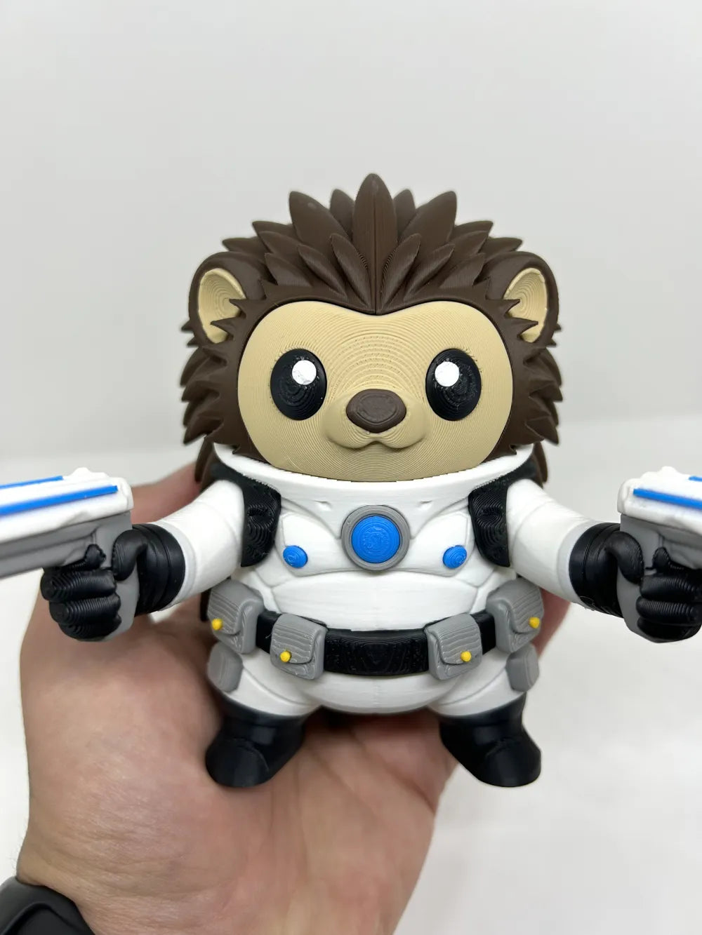 3D Printed Toy Action Figure Model - Cosmic Hedgehog image 0