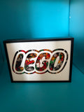3D Printed Home Decor Picture Sign - LEGO image 0