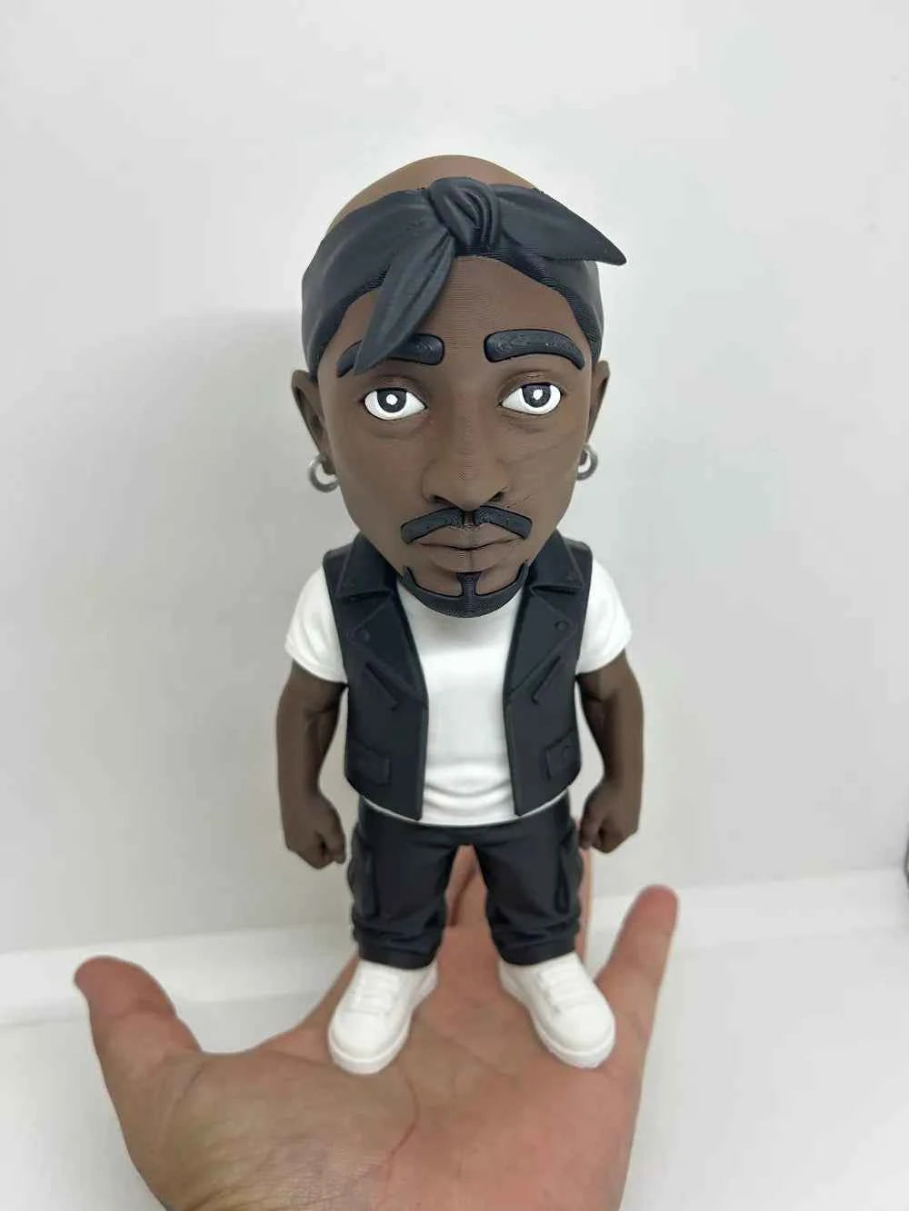3D Printed Toy Action Figure Model - Tupac Shakur