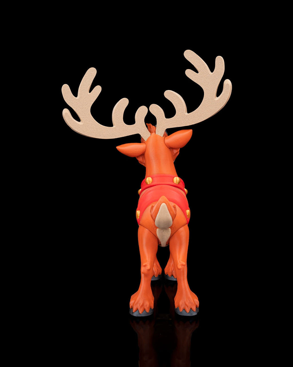 3D Printed Christmas Rudolph, the Sleigh Guardian image 1
