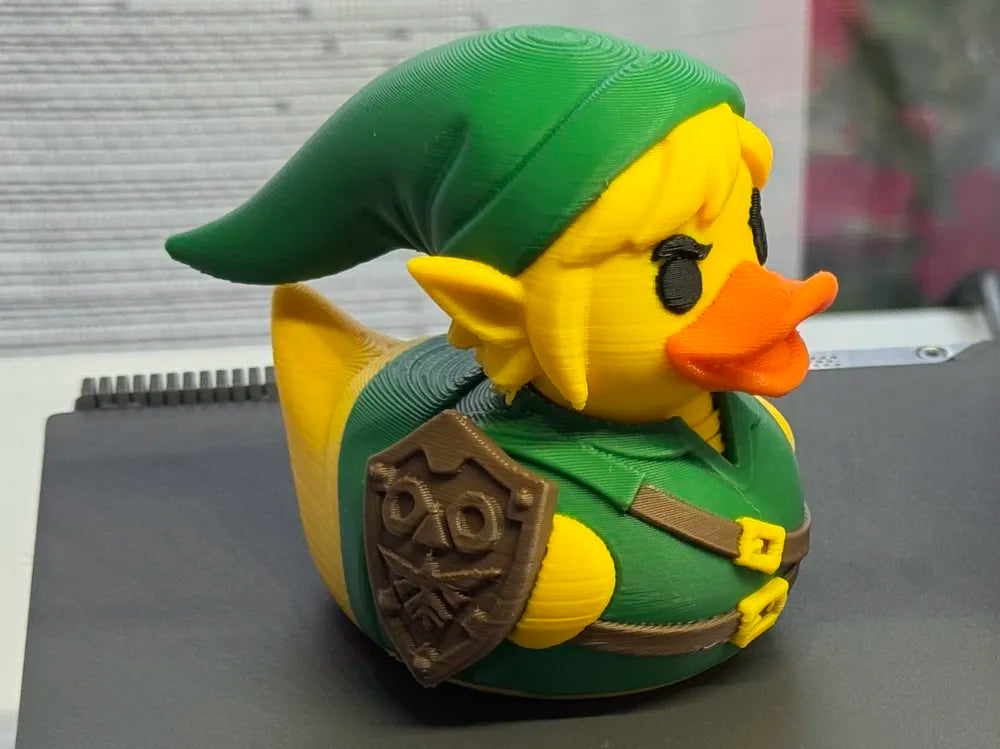 3D Printed Toy Duck Figure Model - Duck Link (Zelda) image 0