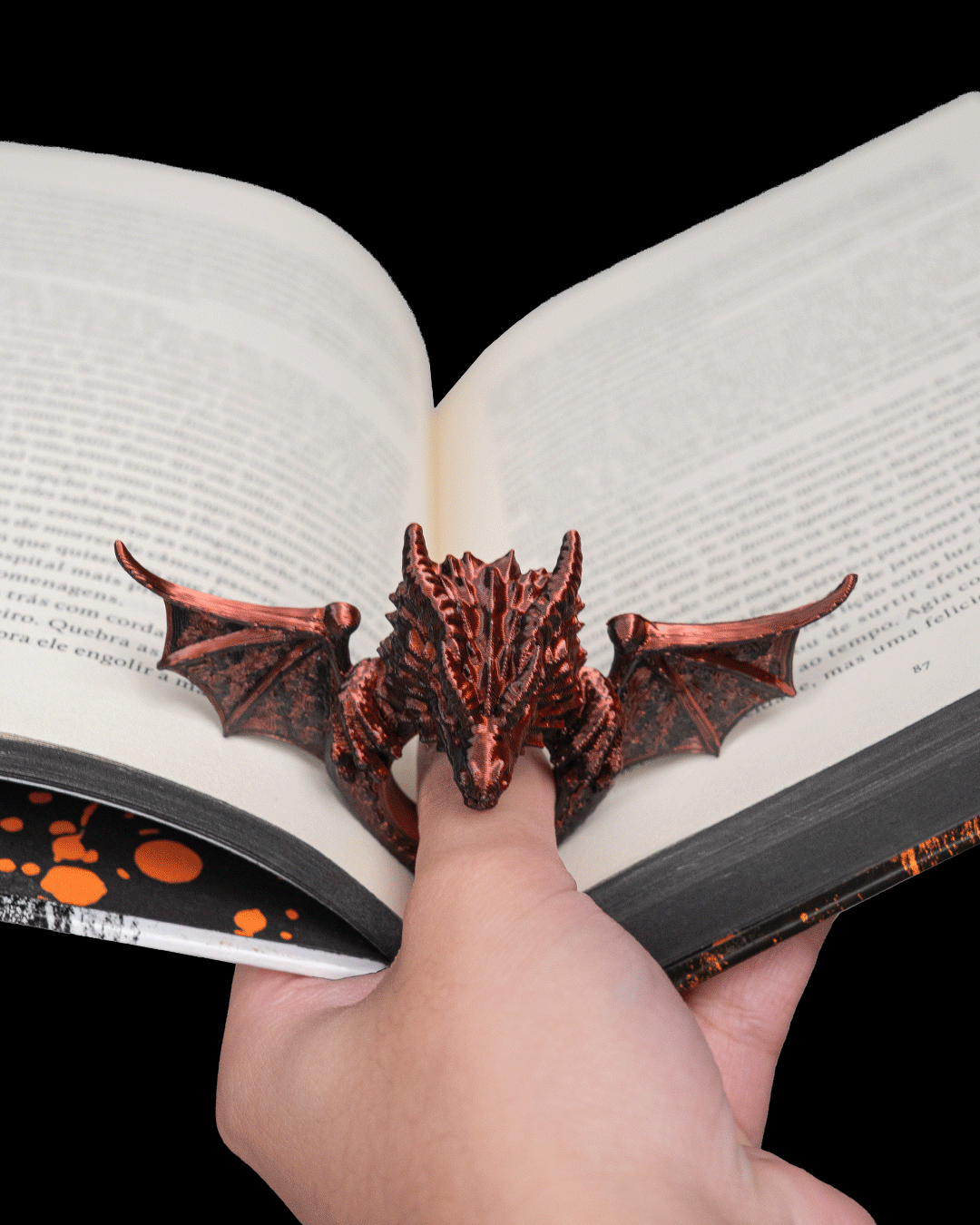 3D Printed Dragonwing - Page Holder - Book Marker image 0