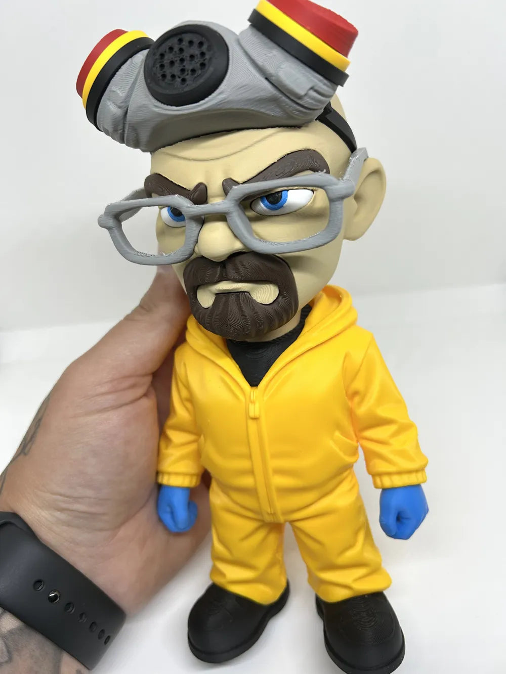 3D Printed Toy Action Figure Model - Walter White Lab Suit image 0