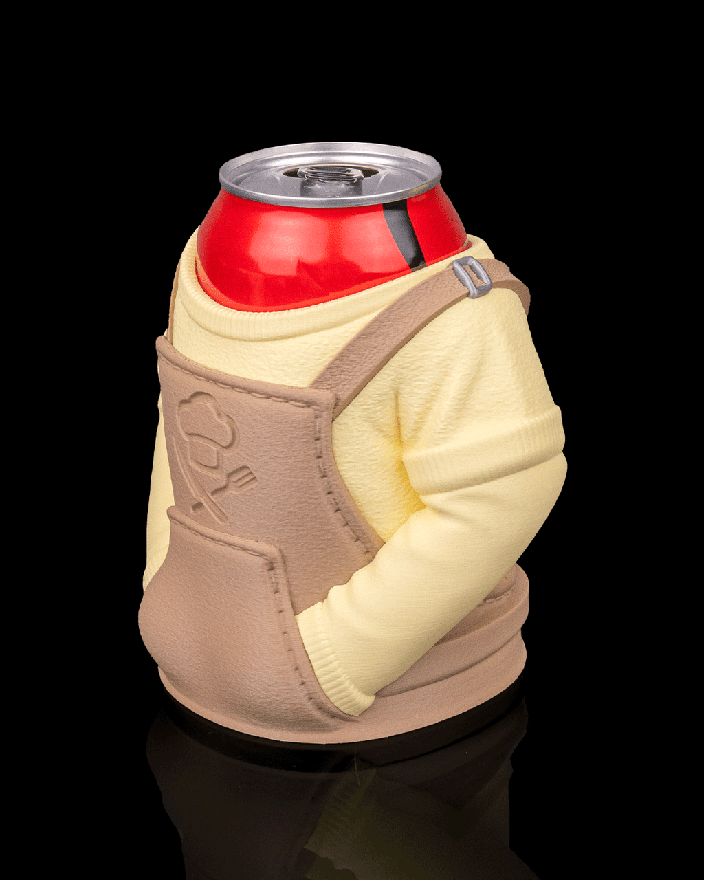 3D Printed Chef Apron Beer, Pen Can Holder image 3