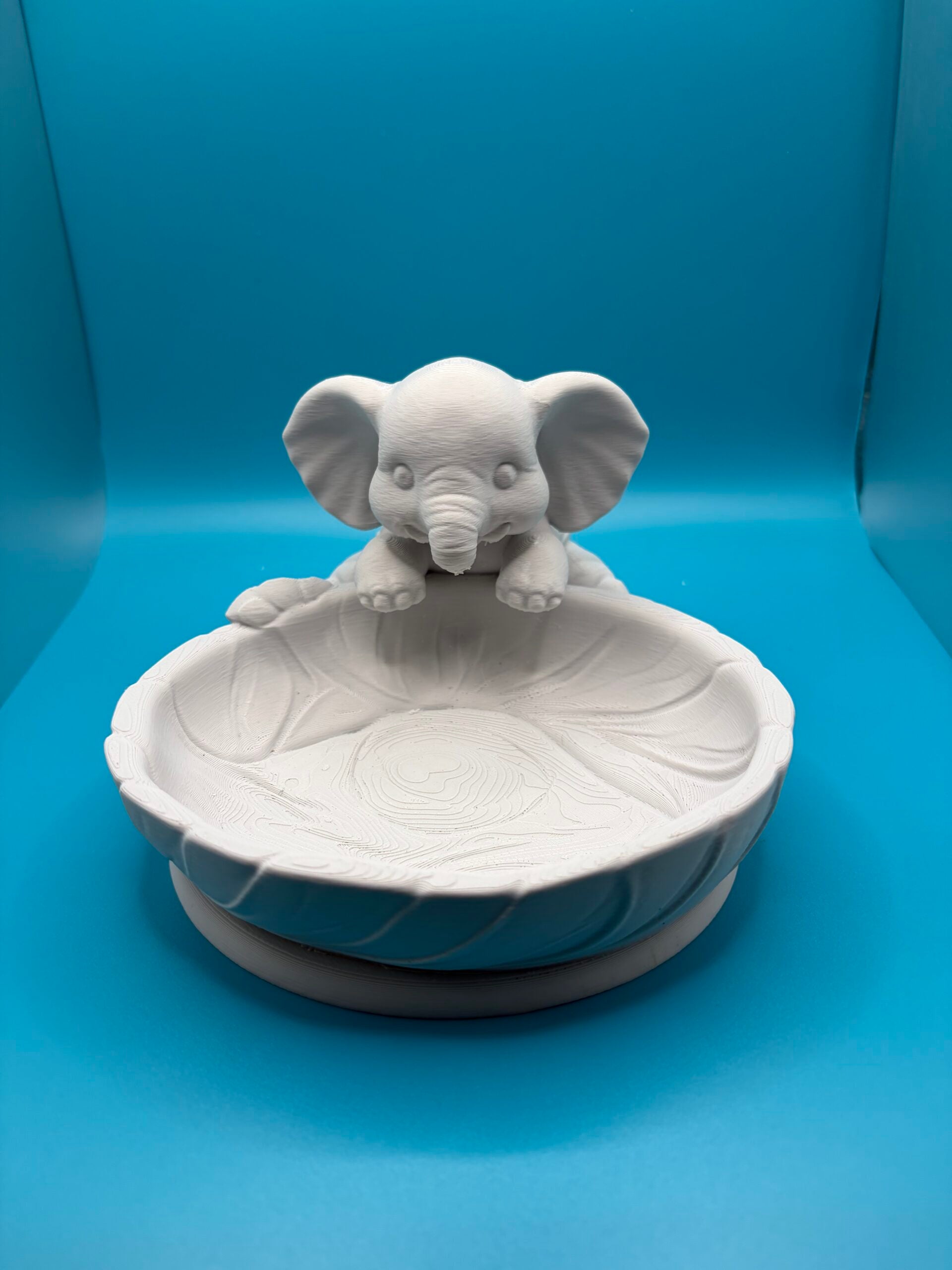 3D Printed Elephant Bowl image 0