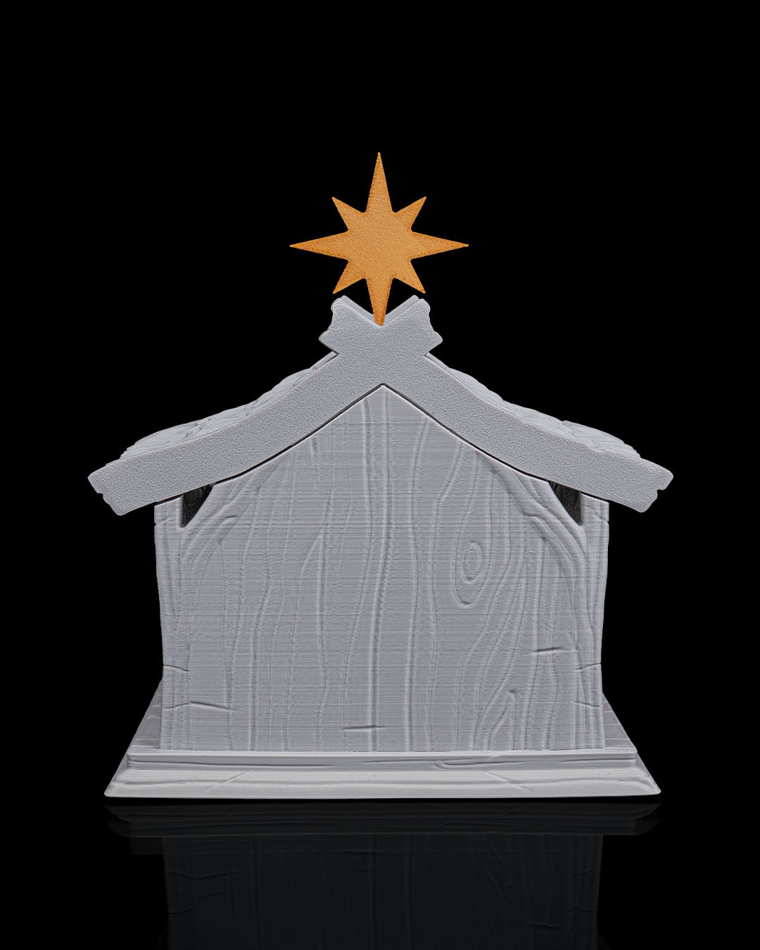 3D Printed Christmas Bright Nativity - Light Up Table Lamp image 3