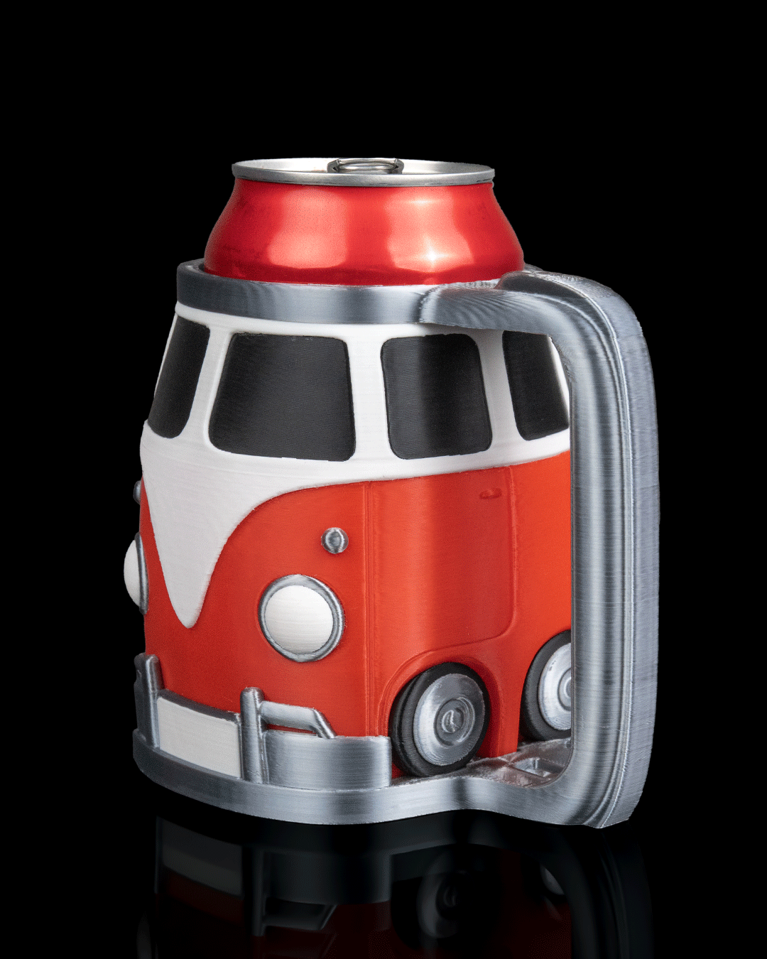 3D Printed VW Cooler Van Beer, Pen Can Holder image 1