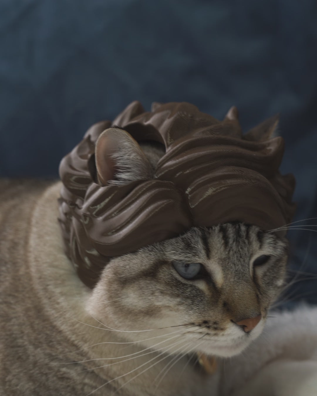 3D Printed Glam Wave - Cat Costume Helmet