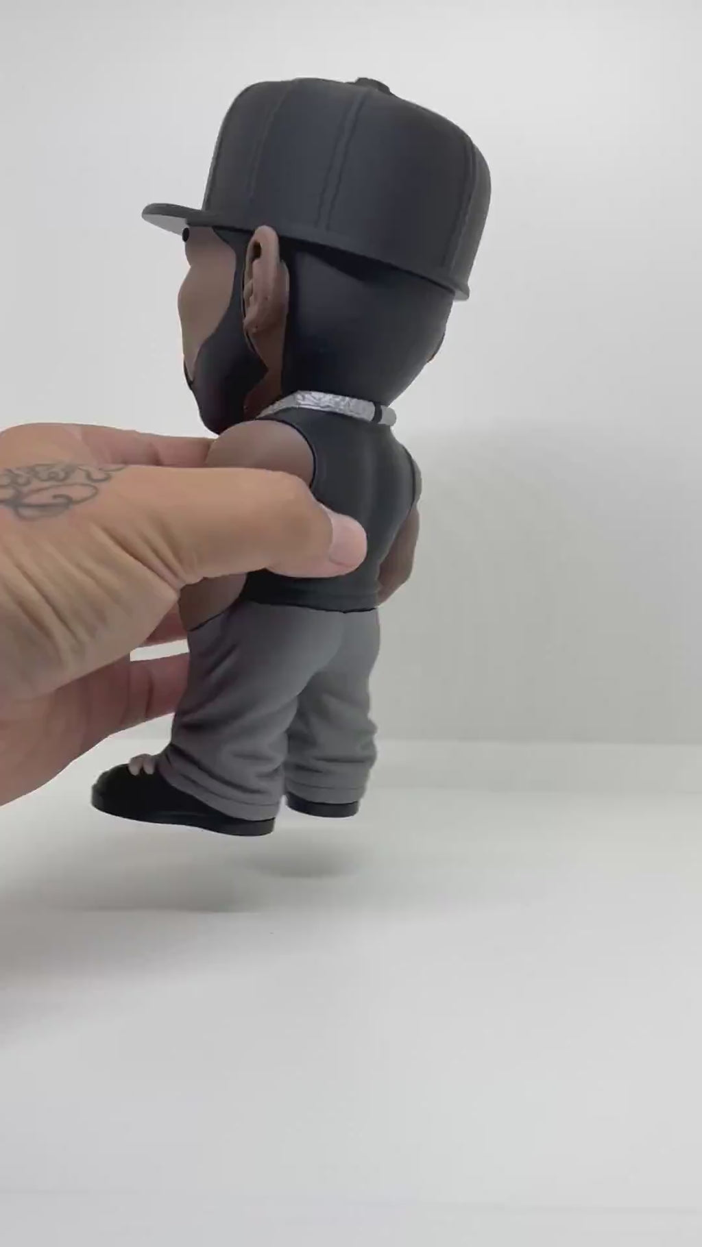 3D Printed Toy Action Figure Model - 50 Cent