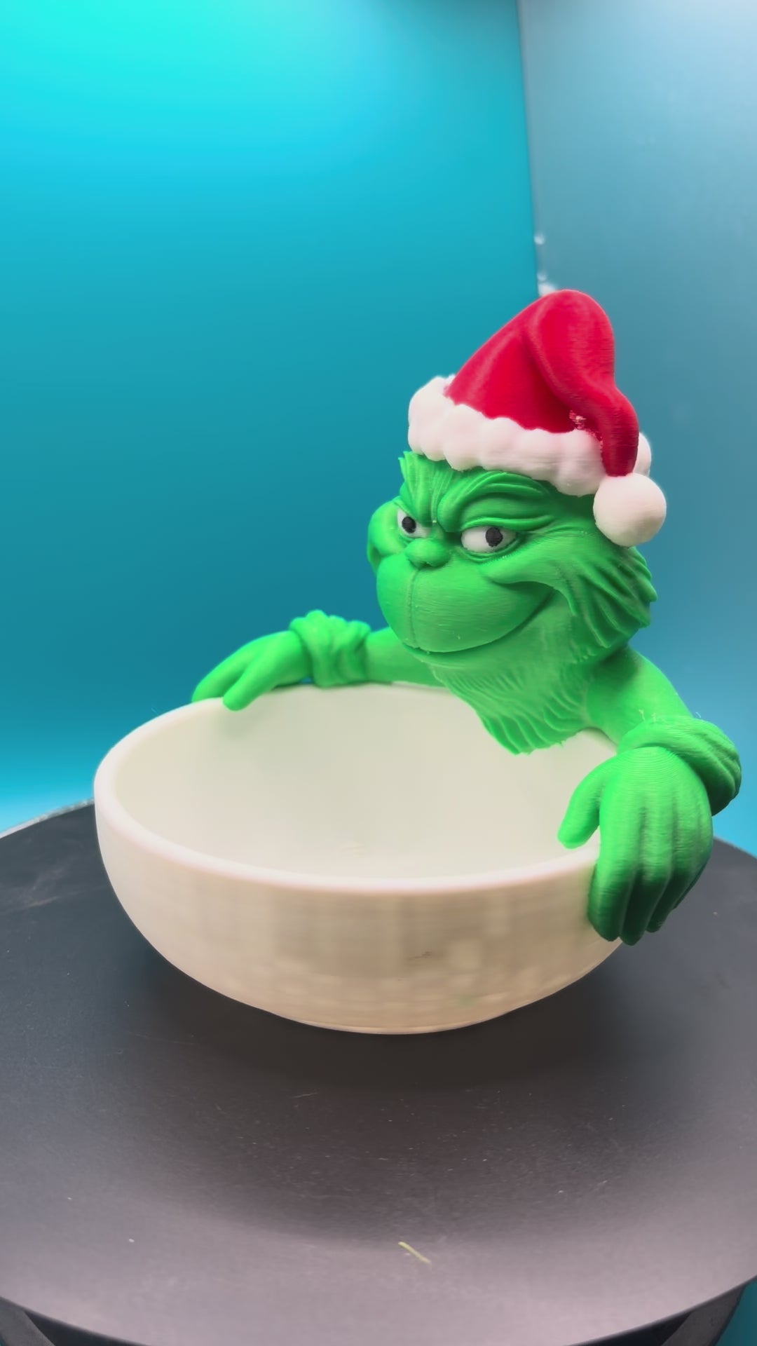 3D Printed Grinch Bowl