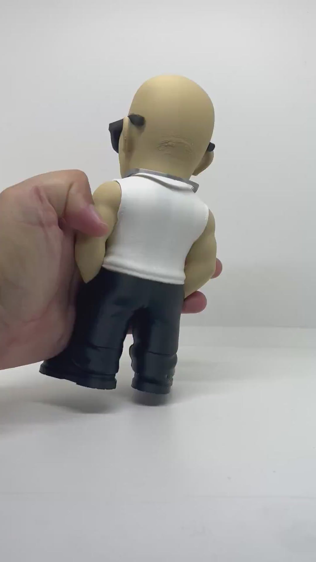 3D Printed Toy Action Figure Model - Vin Diesel