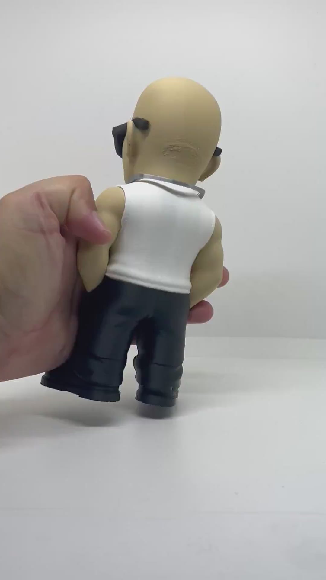 3D Printed Toy Action Figure Model - Vin Diesel