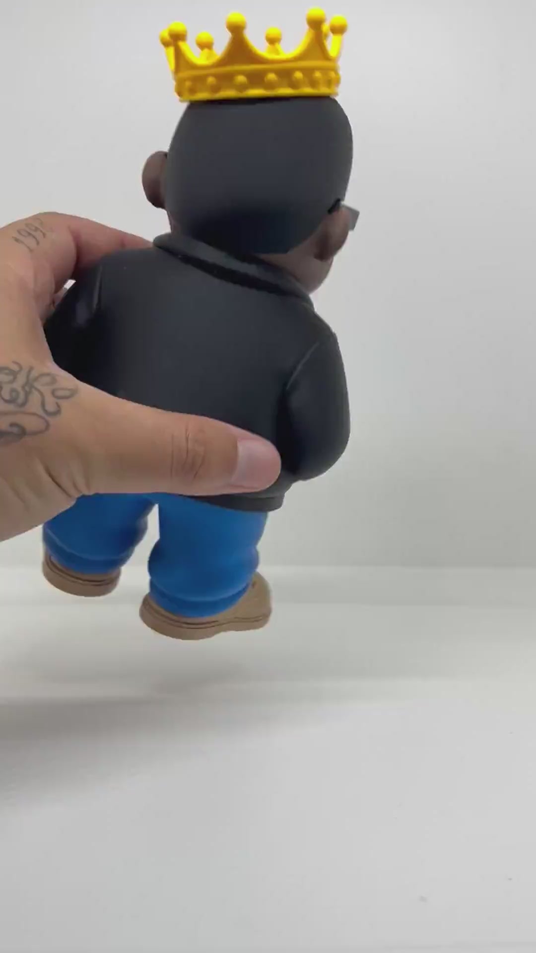 3D Printed Toy Action Figure Model - Notorious B.I.G