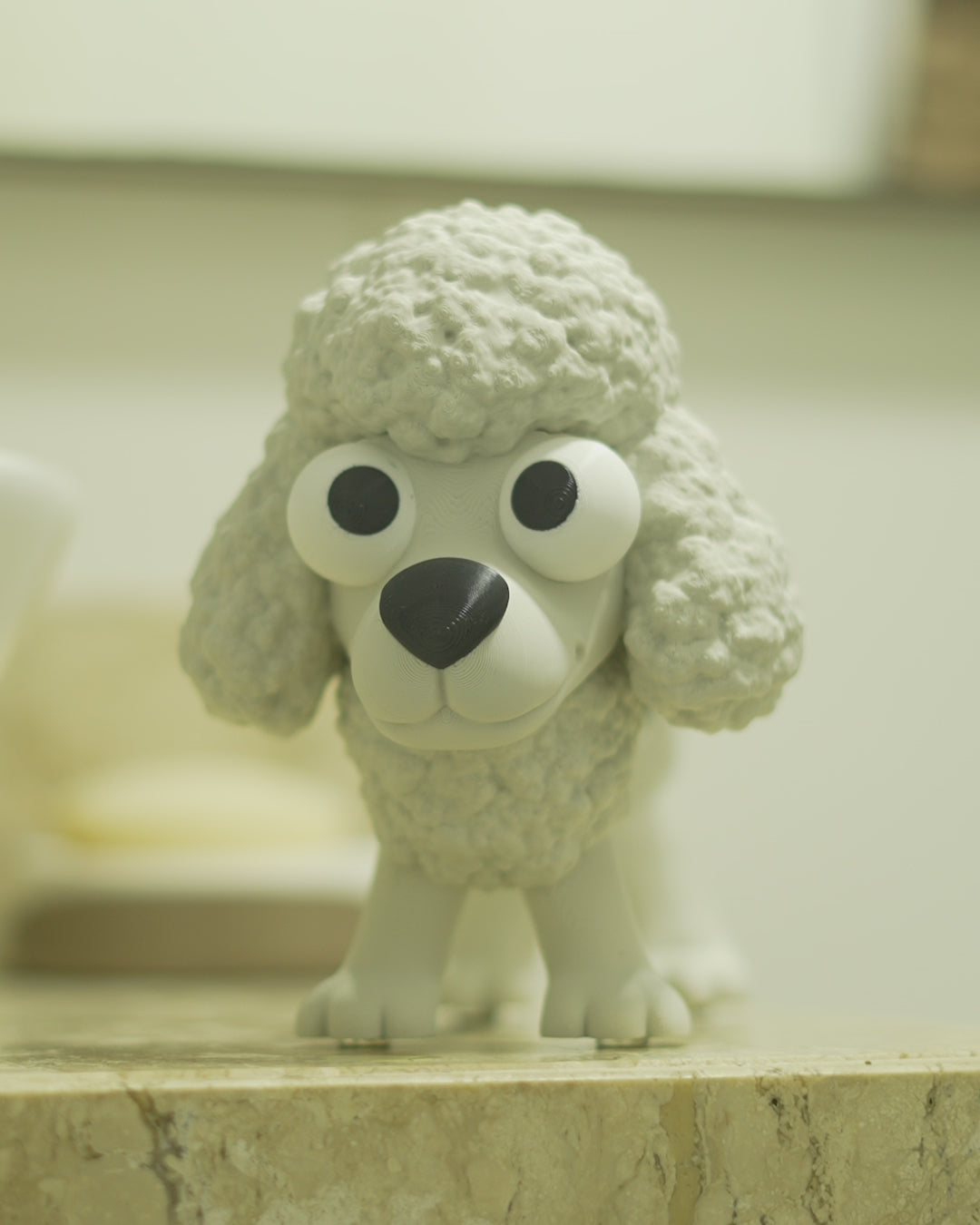 3D Printed Bathroom Toilet Paper Roll Holder - Poopoodle