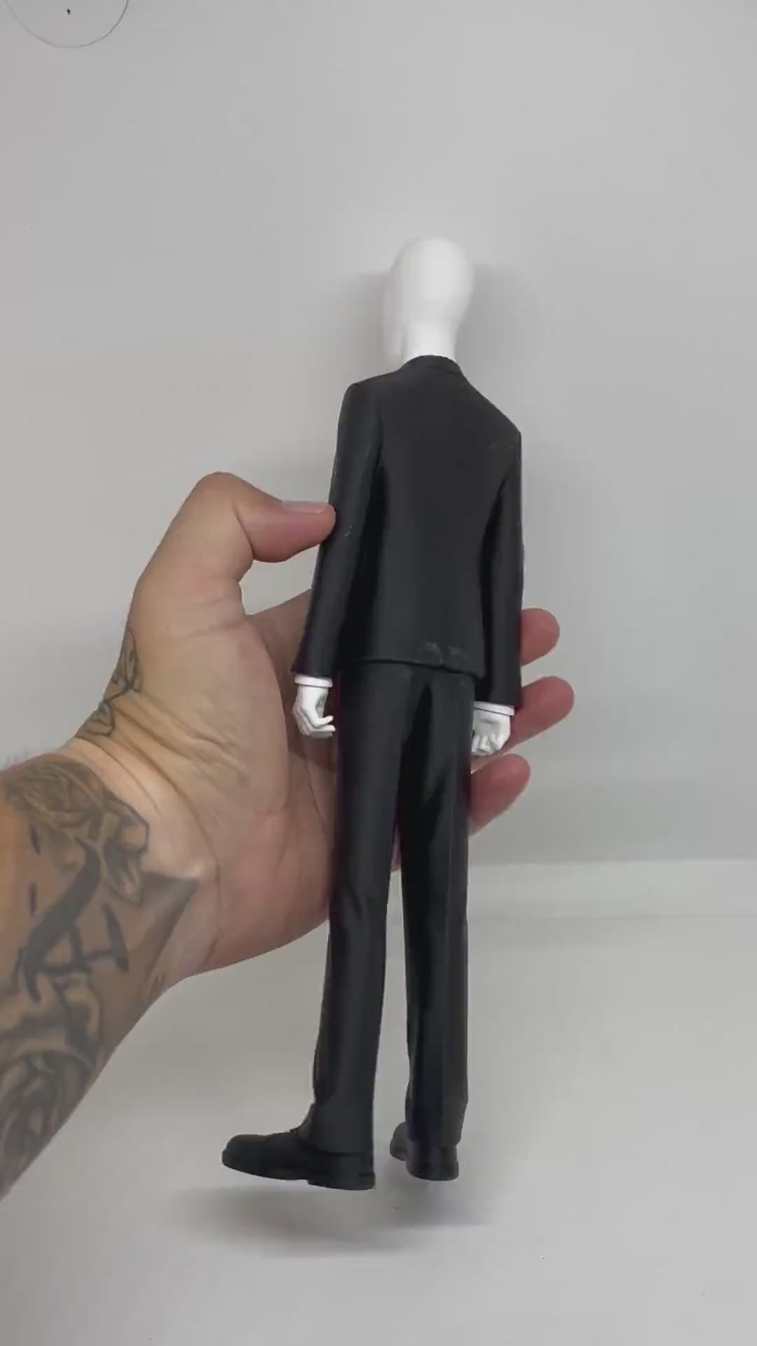 3D Printed Toy Action Figure Model - Slender man
