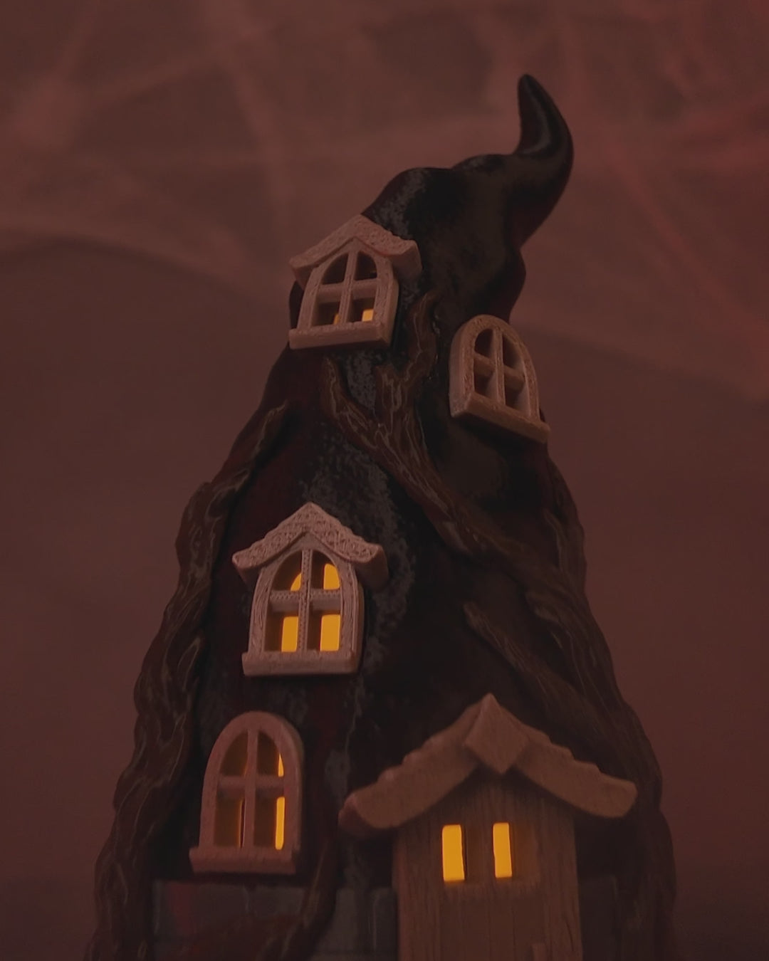 3D Printed Halloween Witchstead - Table Lamp